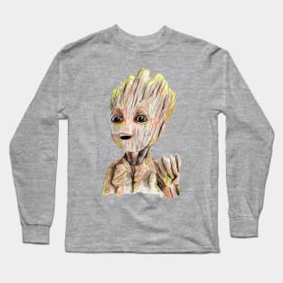 Young Groot Long Sleeve T-Shirt